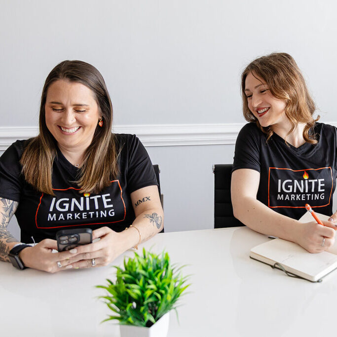 Ignite Marketing Hilliary Vanderhoof and Paige Winterberg